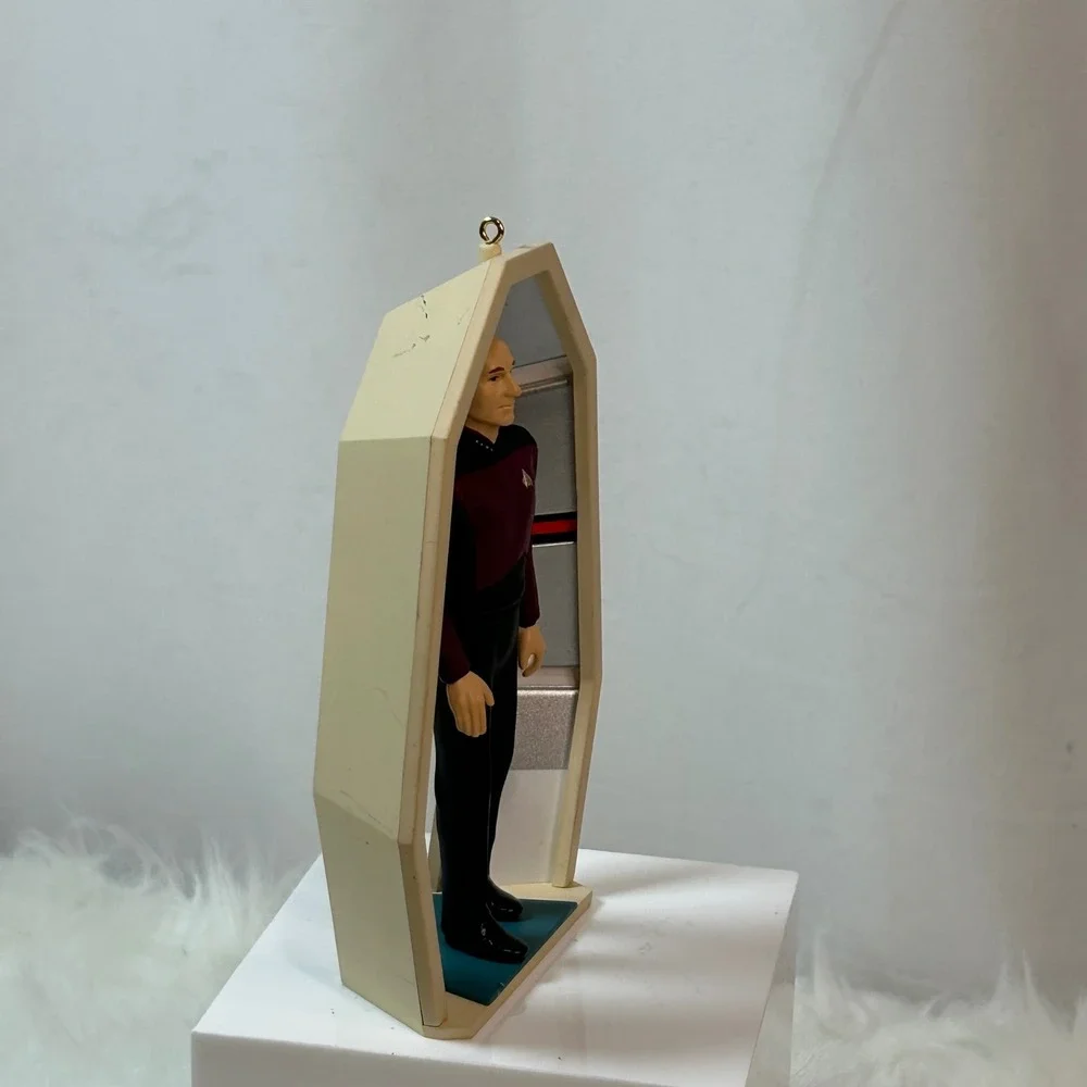 Star Trek TNG Picard Transporter Hallmark Ornament‎ 1995 PAR. PIC.